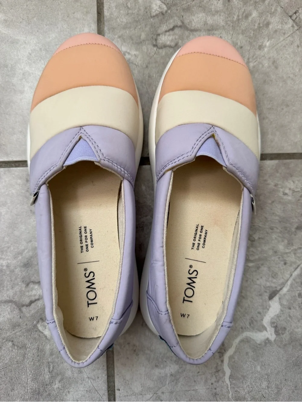 TOMS Women's Alpargata Mallow Puff shoes in a Lavender 7